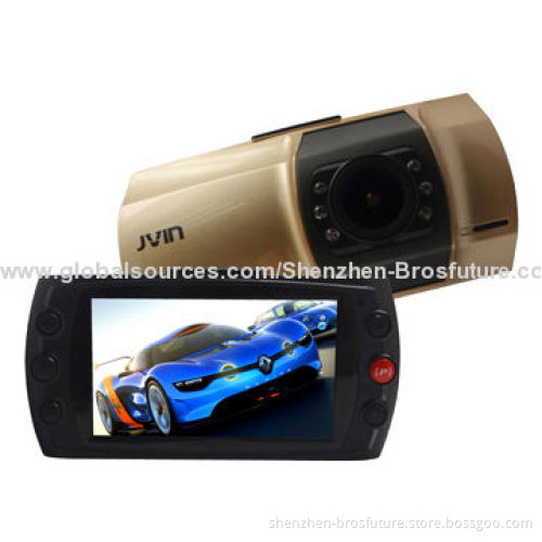 Night Vision IR LED 1,080P Full HD Car Black Boxes, Packing Mode, G-sensor, One Button MuteNew